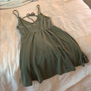 Olive Green Dress